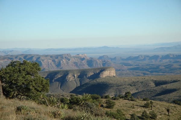 Mountains in the desert of West Texas